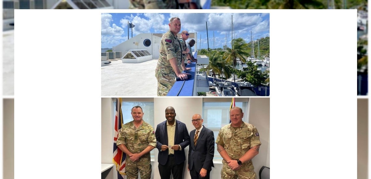 UK Defence Officials Hold Security And Disaster Preparedness Talks In BVI